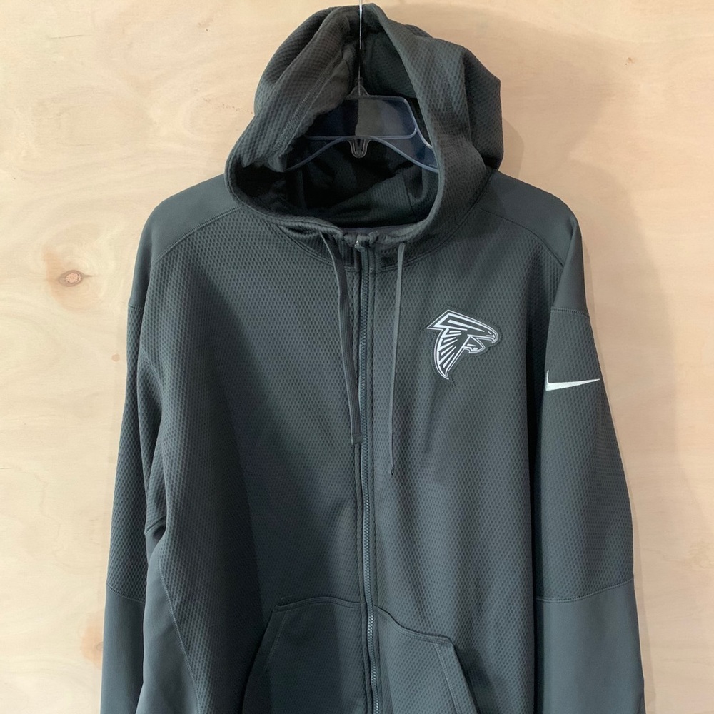 Atlanta Falcons Gray Zip Hoodie Men’s XL